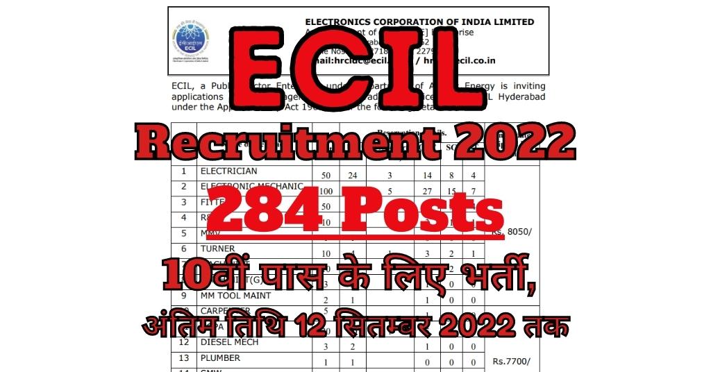 ECIL Apprentice Recruitment 2022