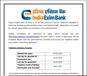  Export-Import Bank of India