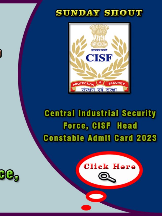 Download CISF Admit Card 2023