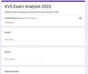 KVS TGT Admit Card 2023