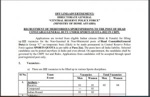 CRPF Admit Card 2023 