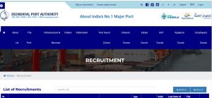 Deendayal Port Authority Recruitment 2023
