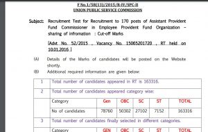 UPSC EPFO 2023 Notification Out