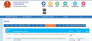 SSC GD Result 2023 Date Released