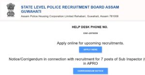 Assam Police Recruitment 2023 Notification 