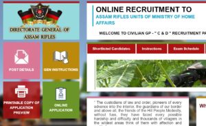 Assam Rifles Recruitment 2023 Notification