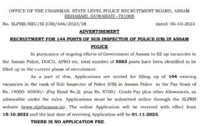 Assam Police Recruitment 2023 Notification 