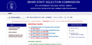 BSSC Inter Level Vacancy 2023 Notification 