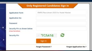EMRS Hostel Warden 2023 Notification