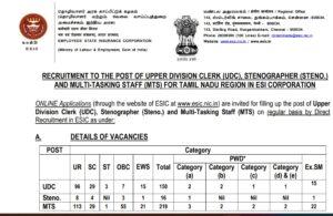 ESIC Recruitment 2023 Notification