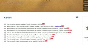 GIC Assistant Manager Recruitment 2024 Notification